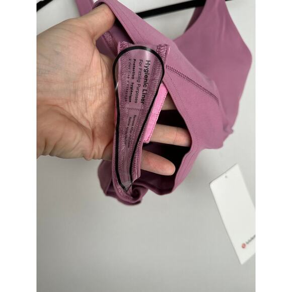 NWT Lululemon Align Sleeveless Shelf Bra Thong V-Neck Bodysuit Size‎ 4 - Purple - Picture 5 of 10